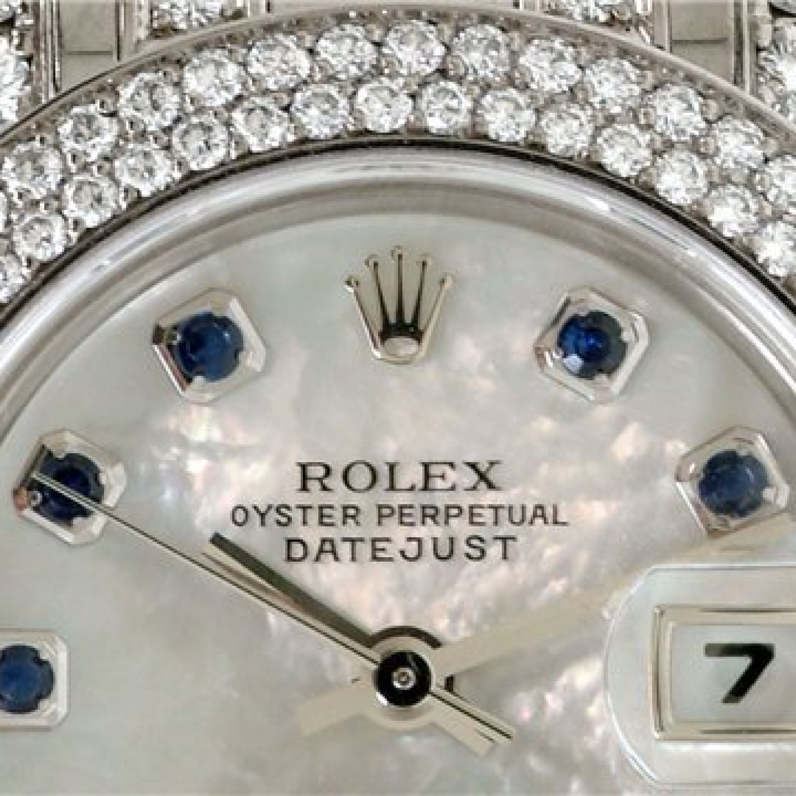 Rolex Datejust Pearlmaster 80359 Diamond Bezel